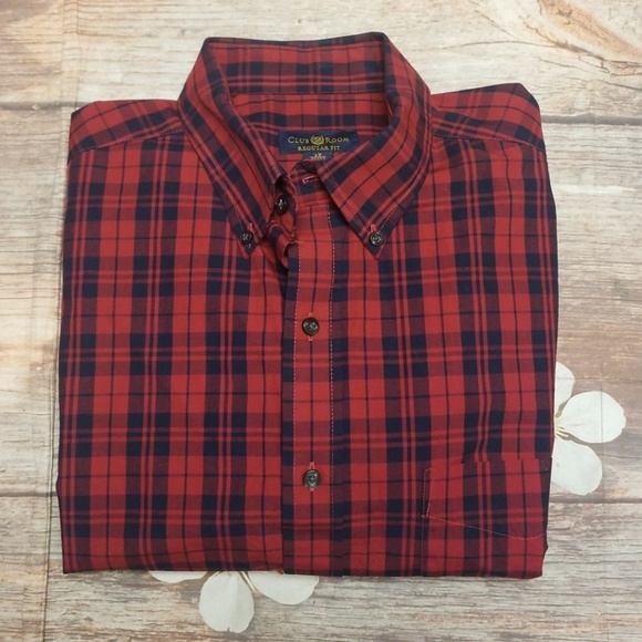 Club Room Other - ✔ Club Room regular fit plaid shirt
